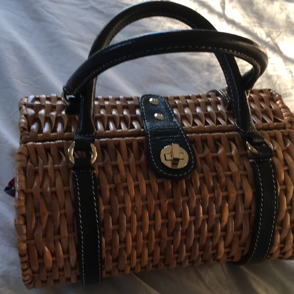 Original Kate Spade Monaco Wicker Roll Purse